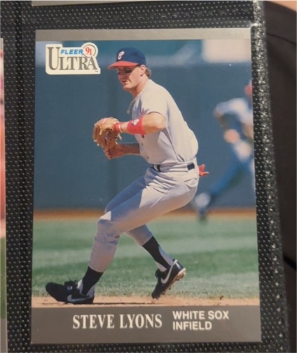 1991 Fleer Ultra #77 Steve Lyons — front