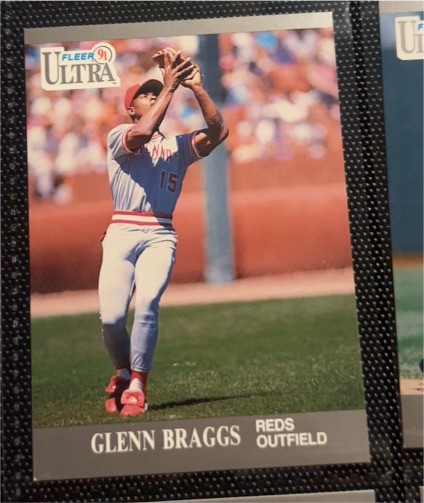 1991 Fleer Ultra #88 Glenn Braggs — front