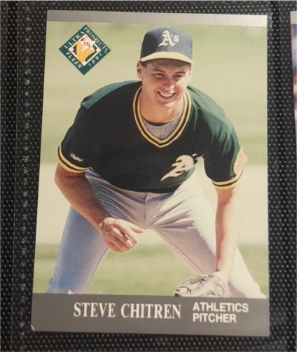 1991 Fleer Ultra #376 Steve Chitren — front