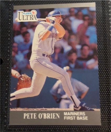 1991 Fleer Ultra #7 Pete O'Brien — front