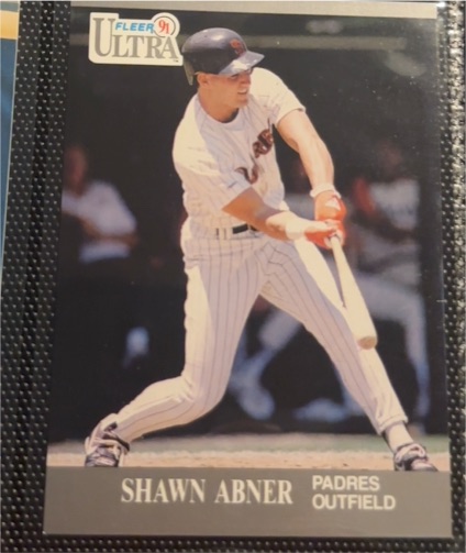 1991 Fleer Ultra #300 Shawn Abner — front