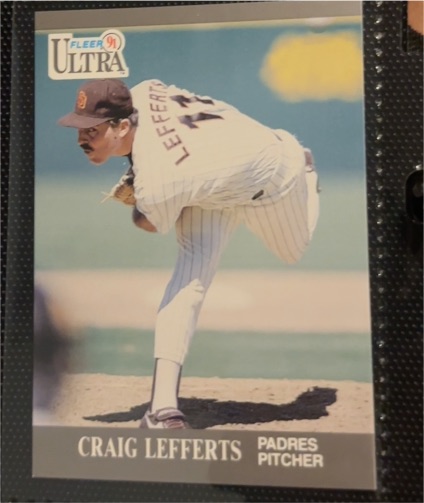 1991 Fleer Ultra #307 Craig Lefferts — front