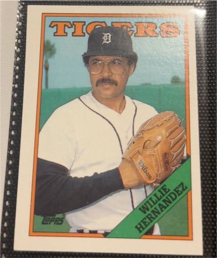 1988 Topps #713 Willie Hernandez Detroit Tigers — front