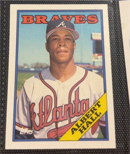 1988 Topps #213 Albert Hall — front