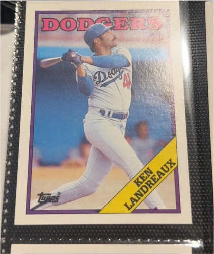 1988 Topps #23 Ken Landreaux — front