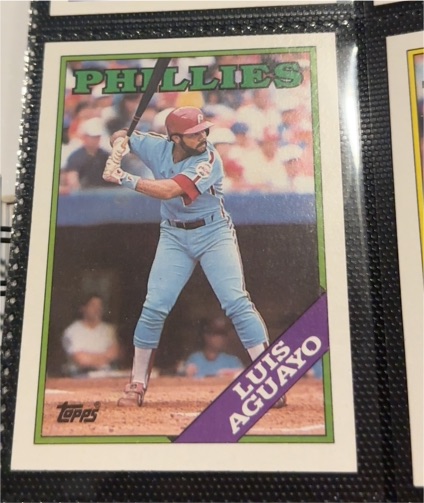1988 Topps #356 Luis Aguayo — front
