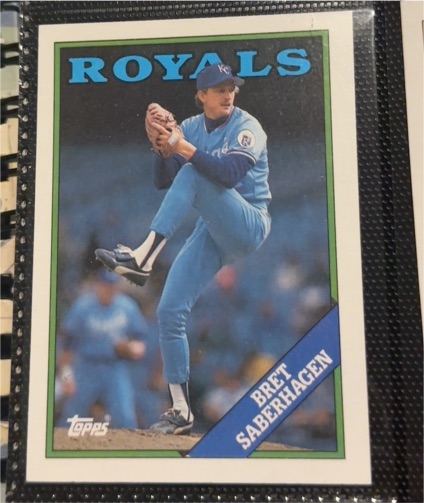 1988 Topps #540 Bret Saberhagen — front
