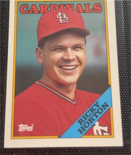 1988 Topps #34 Ricky Horton — front