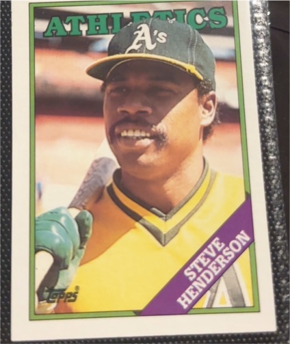 1988 Topps #527 Steve Henderson — front