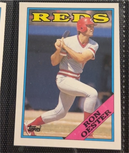 1988 Topps #17 Ron Oester — front