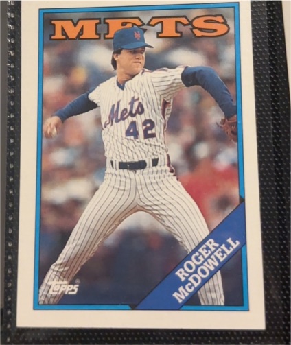 1988 Topps #355 Roger McDowell — front