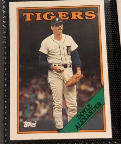 1988 Topps #492 Doyle Alexander — front