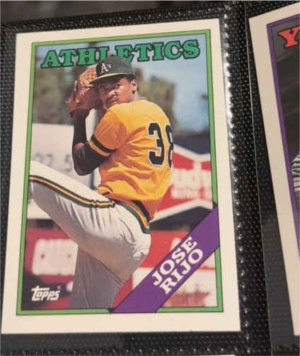 1988 Topps #316 Jose Rijo — front