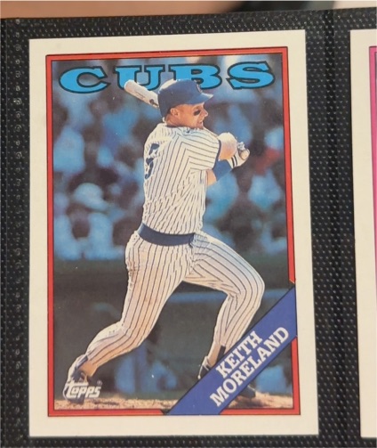1988 Topps #416 Keith Moreland — front