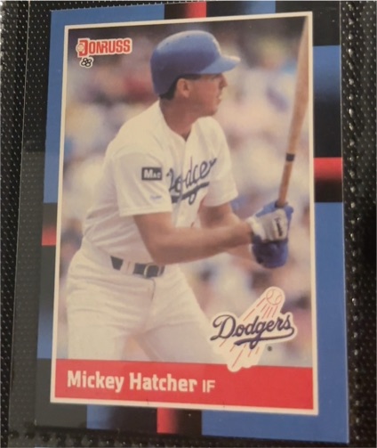 1988 Donruss #299 Mickey Hatcher — front