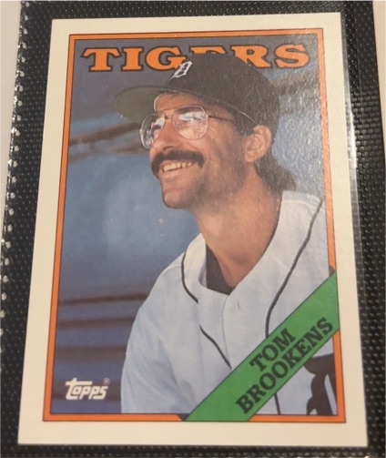 1988 Topps #474 Tom Brookens — front