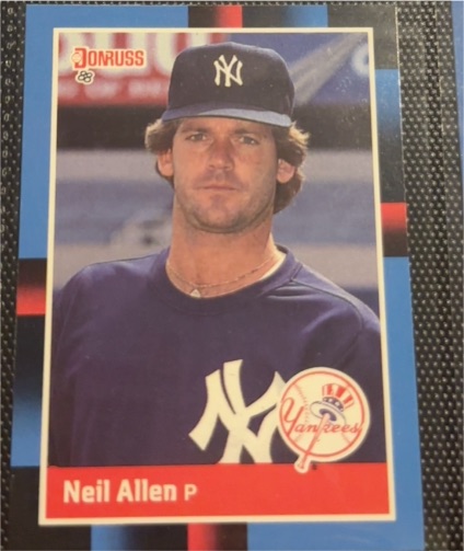 1988 Donruss #597 Neil Allen — front
