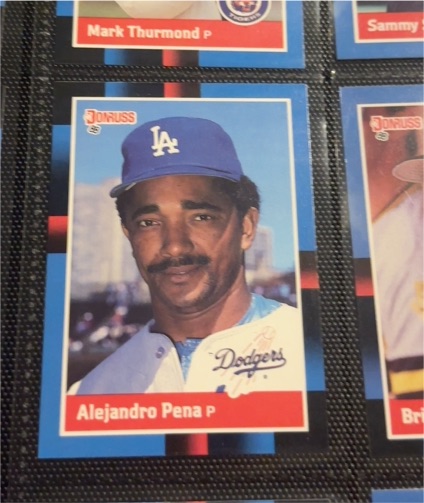 1988 Donruss #598 Alejandro Pena — front