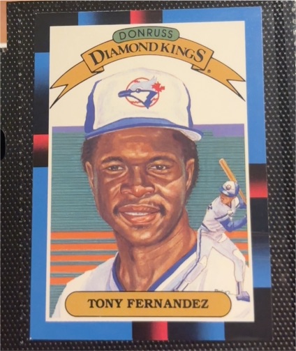1988 Donruss Diamond Kings #12 Tony Fernandez — front