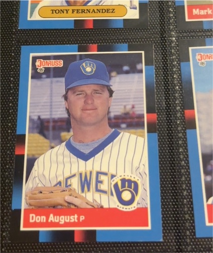 1988 Donruss #8 Don August — front