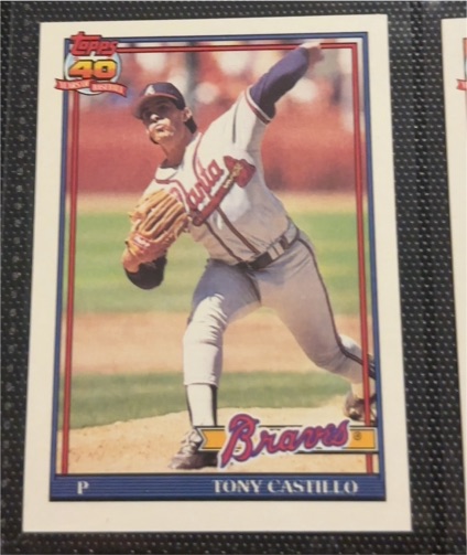1991 Topps #353 Tony Castillo — front