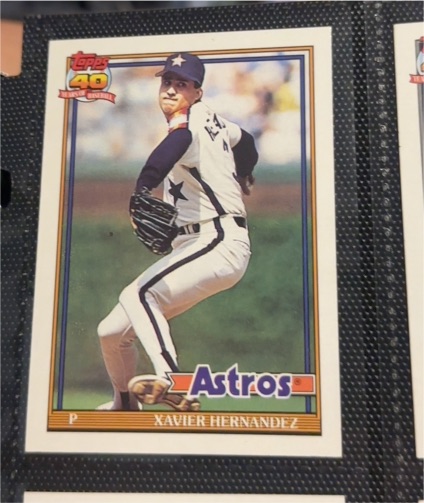 1991 Topps #194 Xavier Hernandez — front
