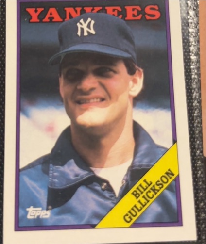 1988 Topps #711 Bill Gullickson — front