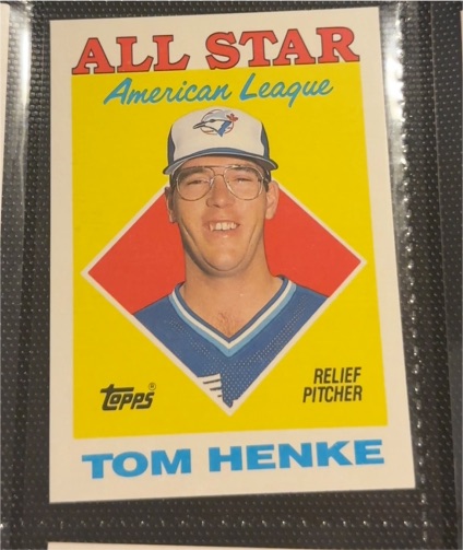 1988 Topps #396 Tom Henke — front
