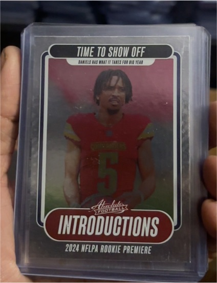 2024 Panini Absolute #I-JDS Jayden Daniels Introductions — front