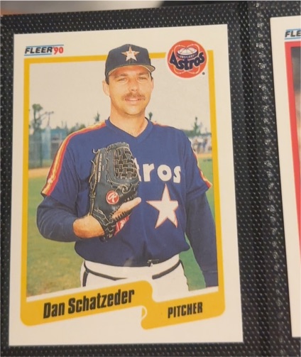 1990 Fleer #236 Dan Schatzeder — front