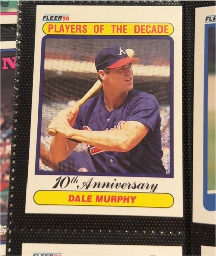 1990 Fleer #623 Dale Murphy — front