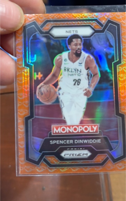 2023-24 Panini Prizm Monopoly #11 Spencer Dinwiddie — front
