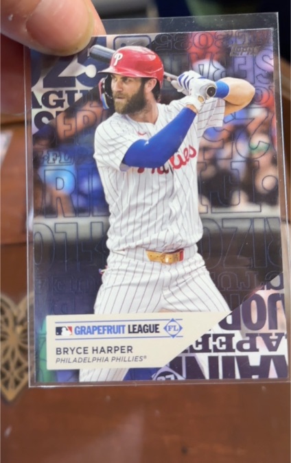 2025 Topps Series 1 #TG-3 Bryce Harper Training Grounds — front