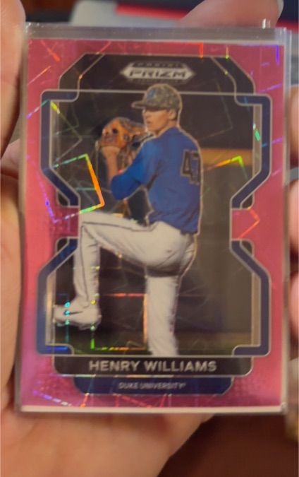 2022 Panini Prizm Draft Picks #PDP91 Henry Williams — front
