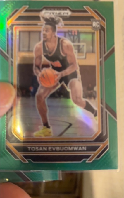 2023-24 Panini Prizm Draft Picks #11 Tosan Evbuomwan — front
