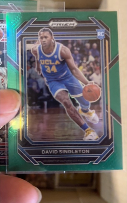 2023 Panini Prizm Draft Picks #16 David Singleton — front