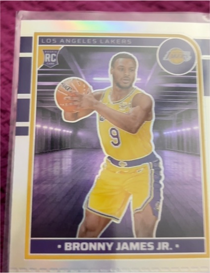 2024-25 Panini NBA Hoops #280 Bronny James Jr. — front