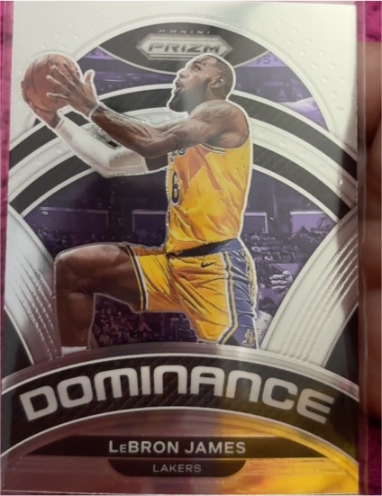 2022-23 Panini Prizm Dominance #24 LeBron James — front