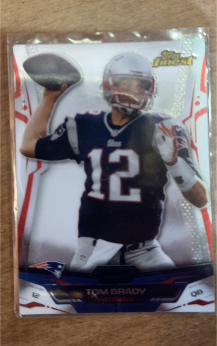 2014 Topps Finest #97 Tom Brady — front