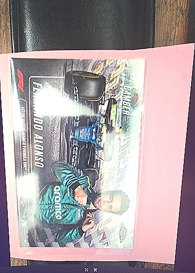 2024 Topps Chrome Formula 1 Camber #CAM-5 Fernando Alonso — front