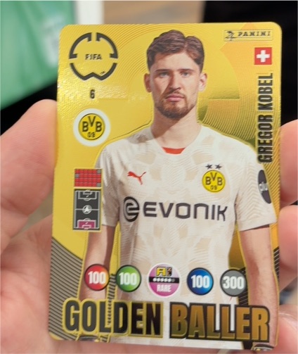 2025 Panini Adrenalyn XL FIFA Club World Cup #6 Gregor Kobel Golden Baller — front