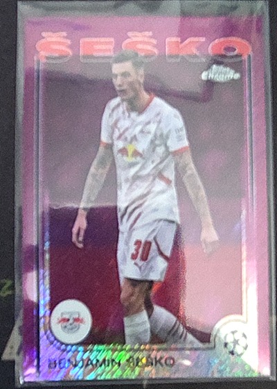 2024-25 Topps Chrome UEFA Club Competitions #95 Benjamin Šeško — front
