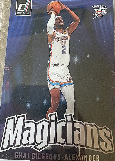 2024-25 Donruss #3 Shai Gilgeous-Alexander Magicians — front