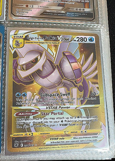2022 Pokémon TCG Astral Radiance #208 Origin Forme Palkia VSTAR — front