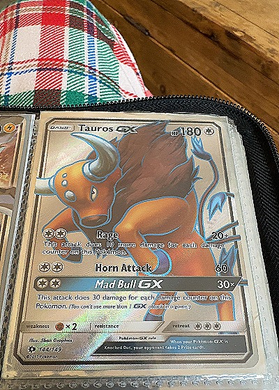 2017 Pokémon Sun & Moon #144 Tauros GX — front
