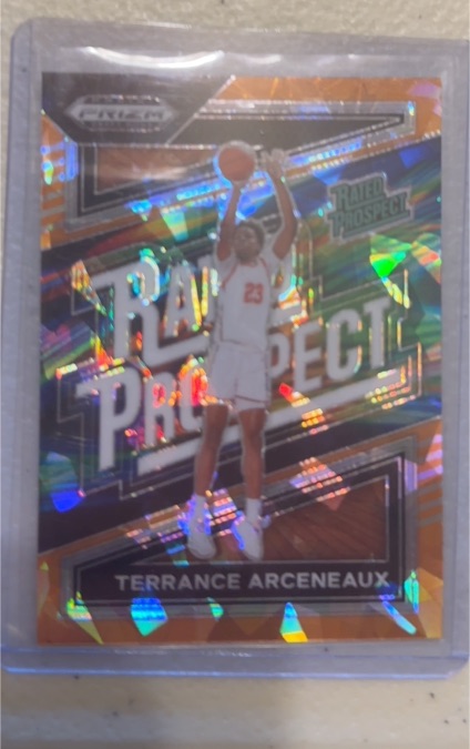 2024 Panini Prizm Draft Picks #3 Terrance Arceneaux Rated Prospect — front