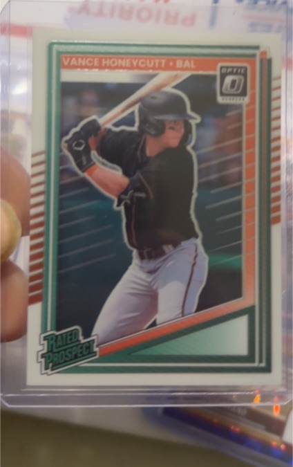 2025 Donruss Optic Rated Prospect Vance Honeycutt — front