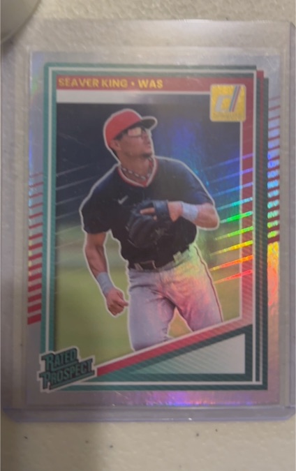 2025 Donruss Rated Prospect #174 Seaver King — front