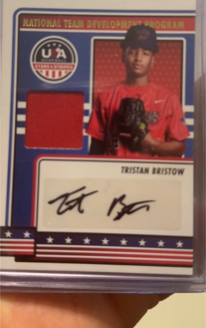 2023 Panini USA Baseball Stars & Stripes #NTDP-TR Tristan Bristow — front