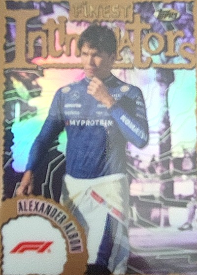2024 Topps Finest Formula 1 Alexander Albon Intimidators — front